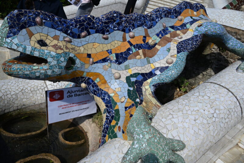 グエル公園のドラゴン