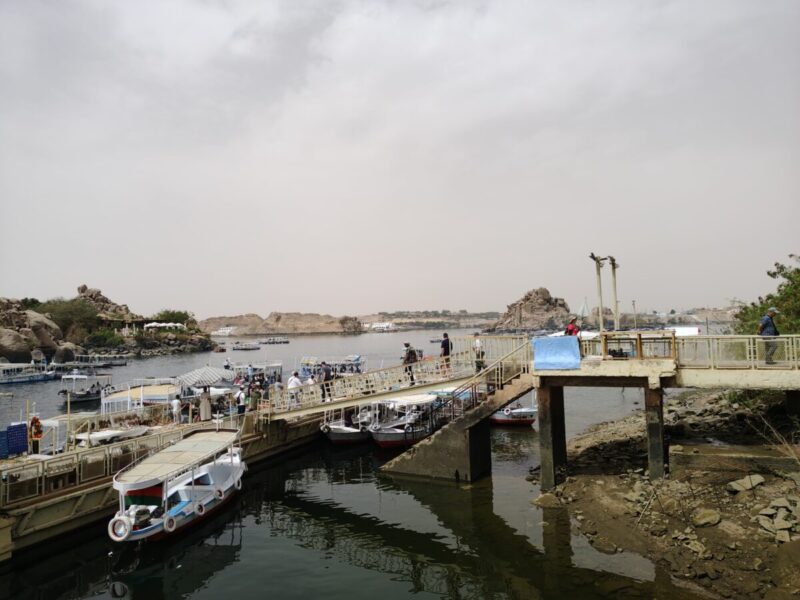 フィラエ島船着き場
