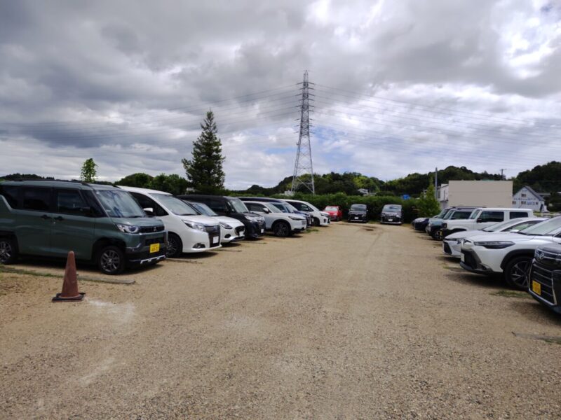 ぬくもりの森駐車場